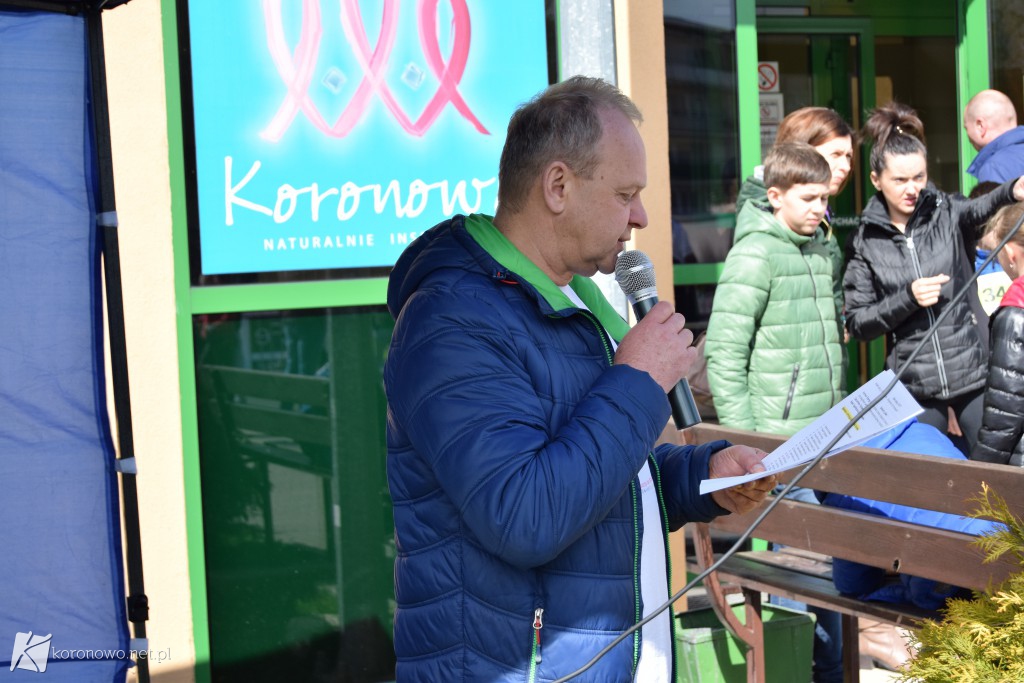 Młodzi zawodnicy na Biegu Mikrutów