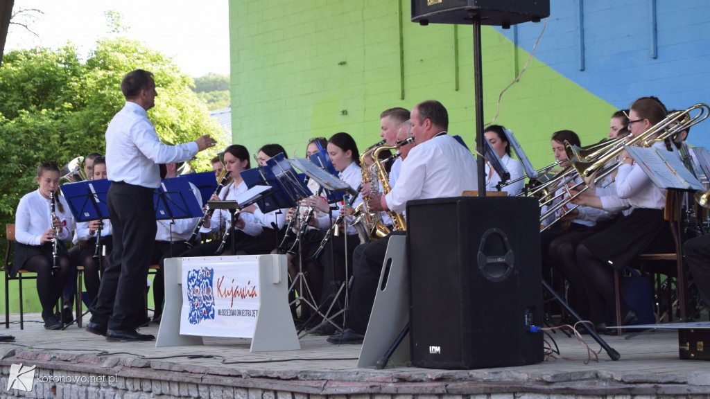 Orkiestra Kujawia w amfiteatrze