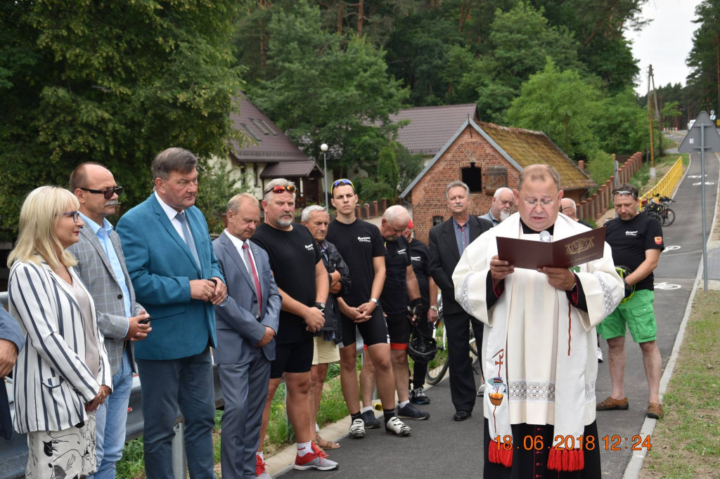 Otwarcie mostu w Krówce Leśnej