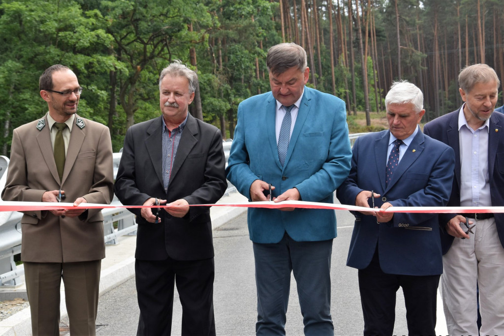 Otwarcie mostu w Krówce Leśnej