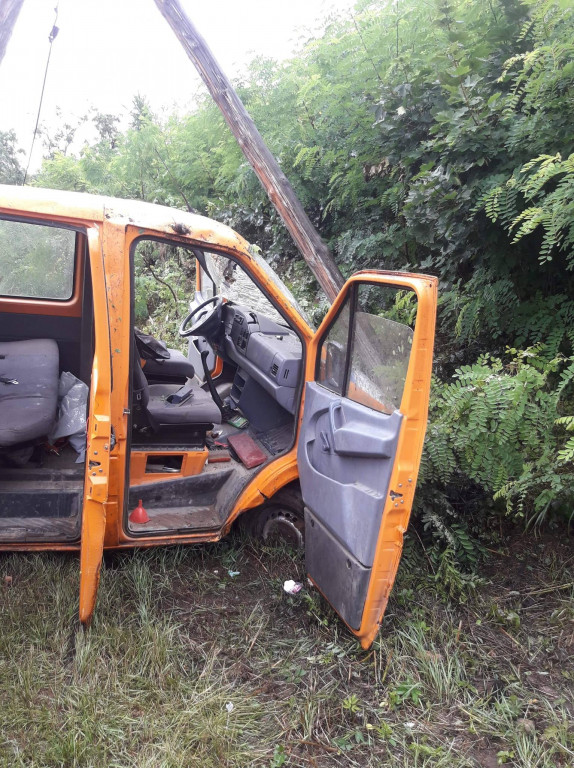 Kolizja drogowa w Buszkowie