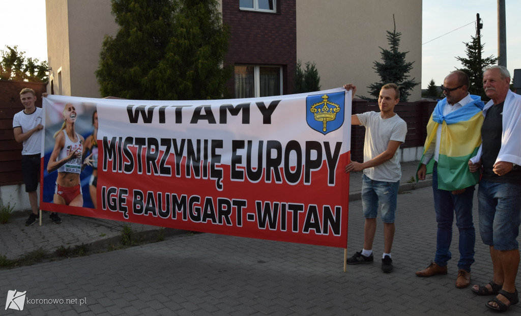 Przywitanie złotej Igi w Koronowie