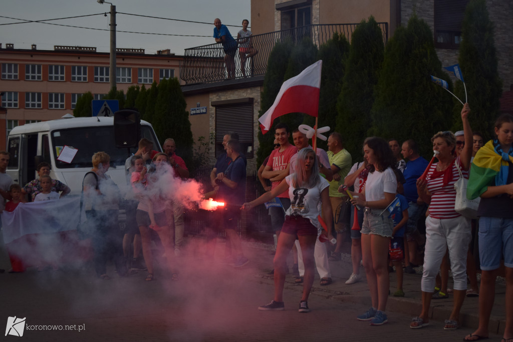 Przywitanie złotej Igi w Koronowie