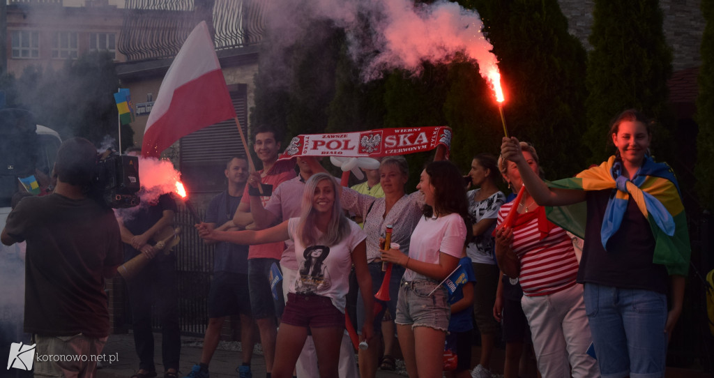 Przywitanie złotej Igi w Koronowie