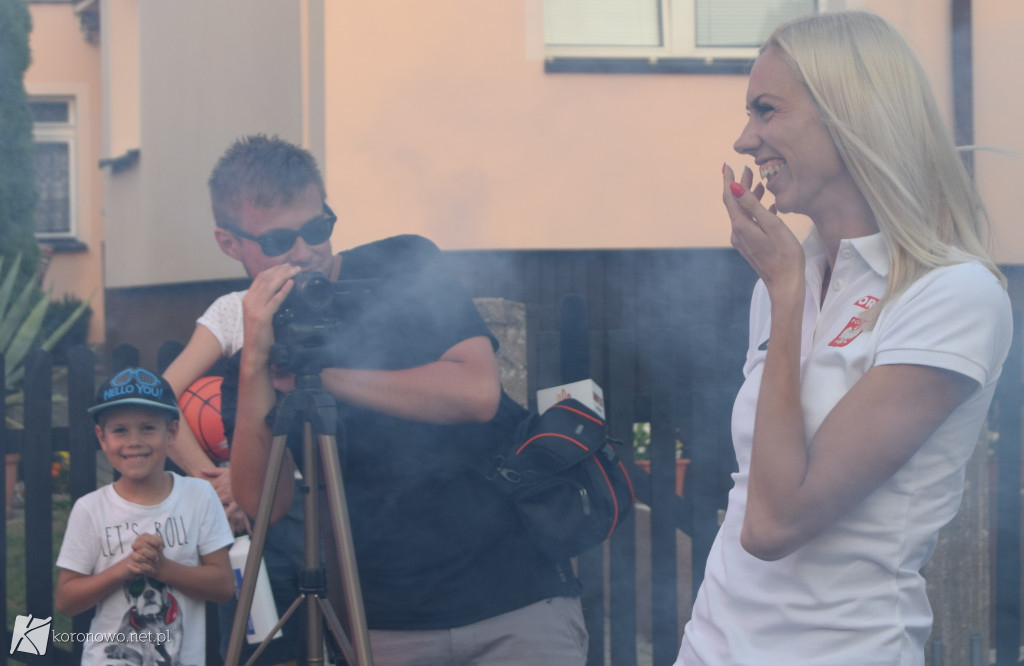 Przywitanie złotej Igi w Koronowie