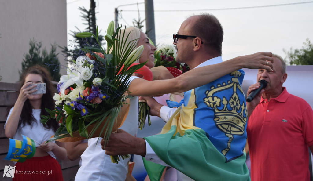 Przywitanie złotej Igi w Koronowie
