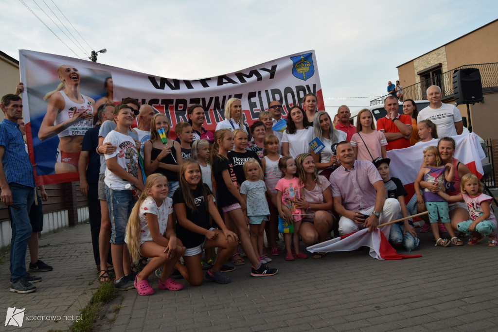 Przywitanie złotej Igi w Koronowie
