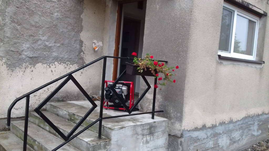 Pożar piwnicy w Mąkowarsku