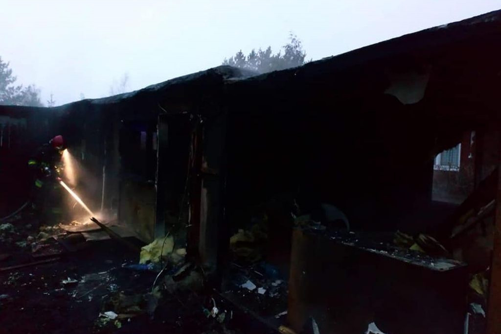 Pożar w Samociążku