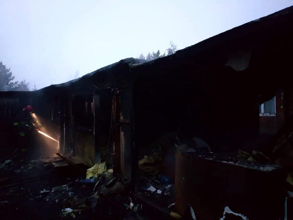 Pożar w Samociążku