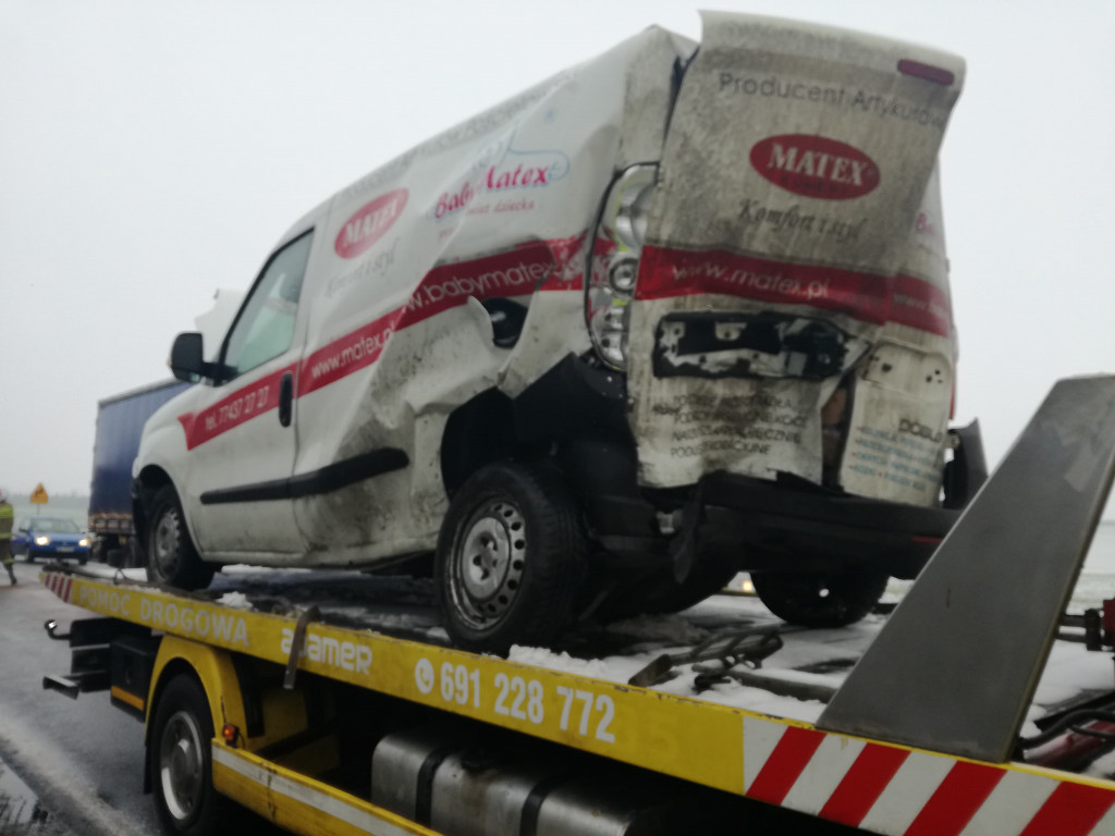 Wypadek na DK 25 w Gościeradzu