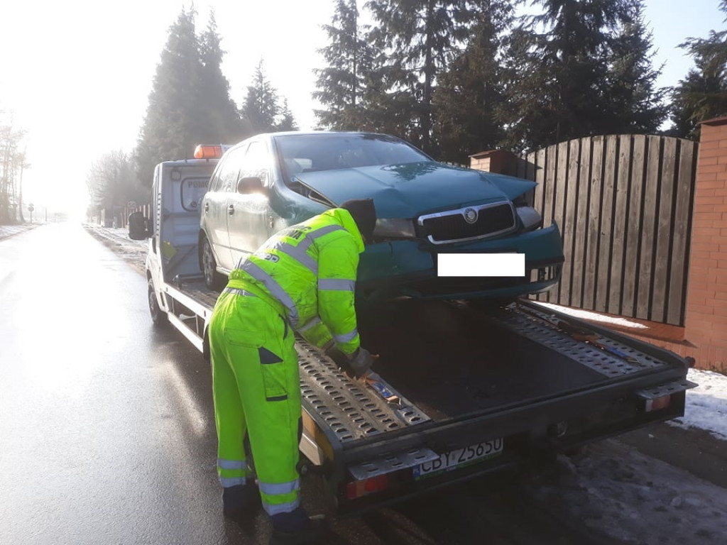 Wypadek w Jagodowie