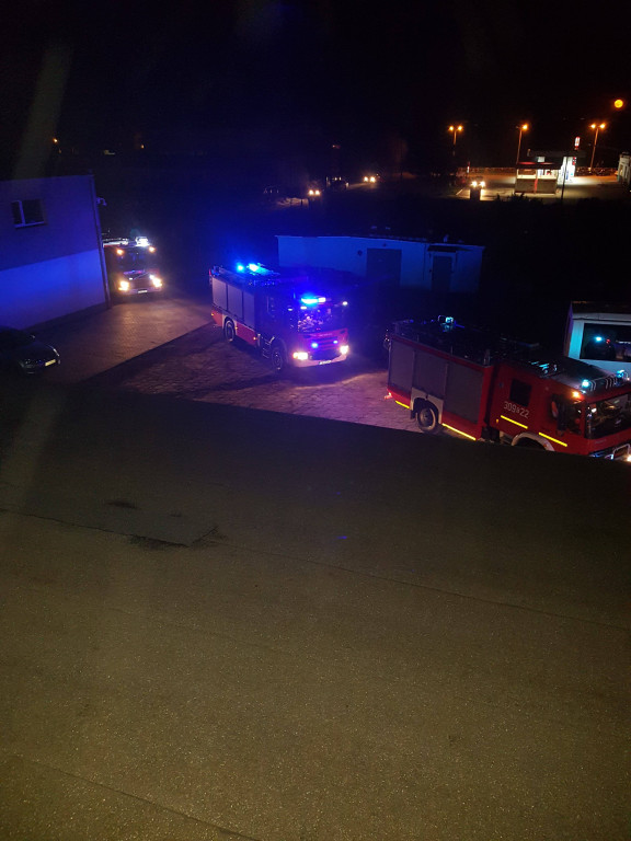 Pożar poddasza w Stopce