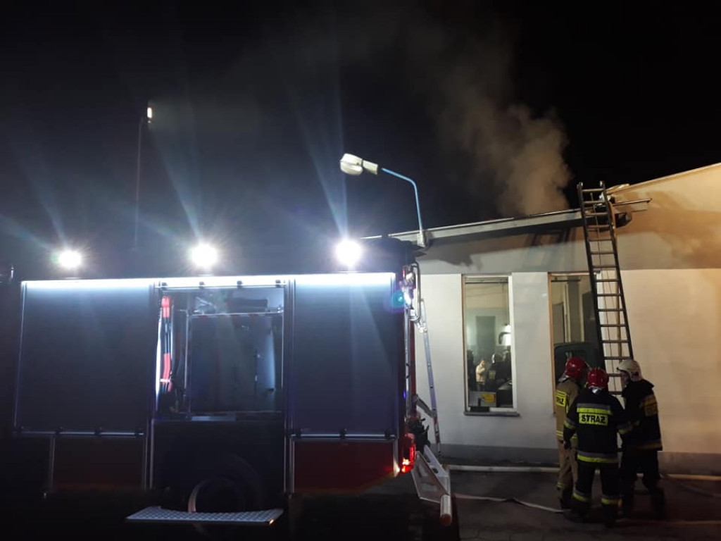 Pożar poddasza w Stopce