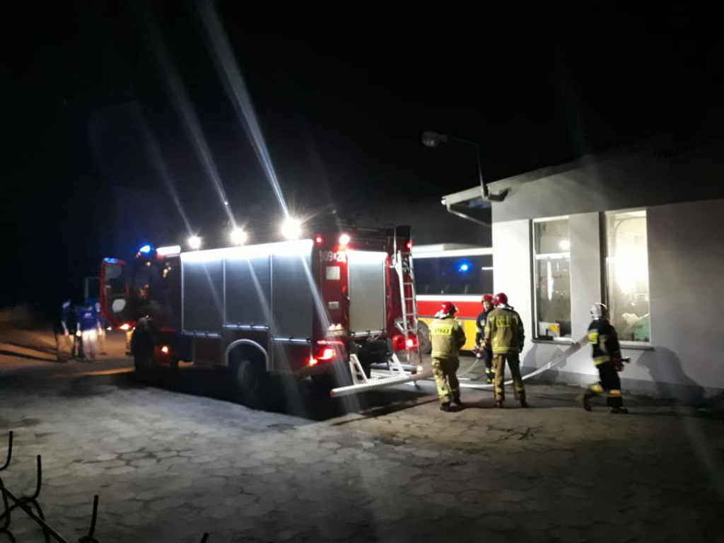 Pożar poddasza w Stopce