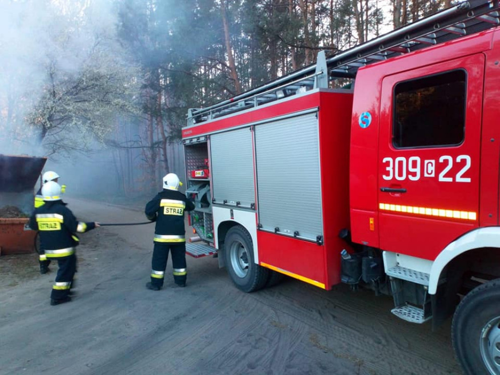 Seria pożarów - 16 kwietnia
