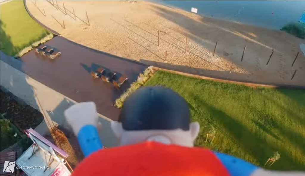 Superman wizytuje plażę w Pieczyskach, a następnie przybywa do Stopka Rożen! [VIDEO]