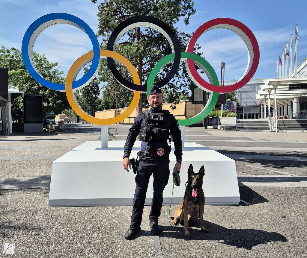 Bydgoski przewodnika psa służbowego na Igrzyskach Olimpijskich