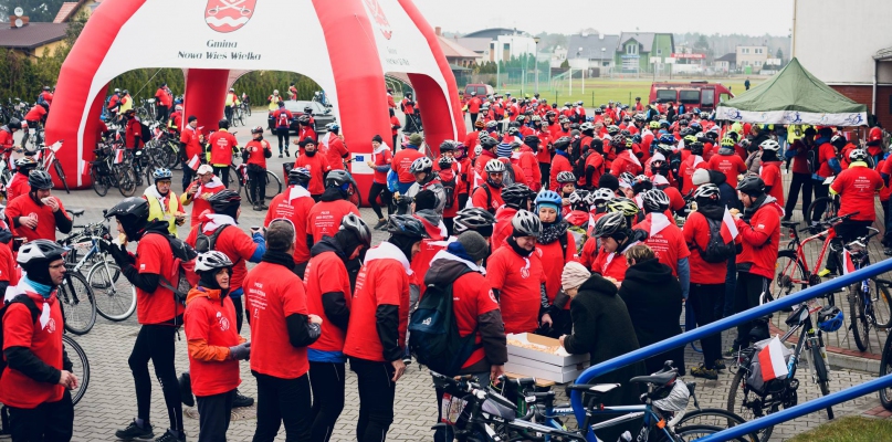 Przejechali 111 km w jubileuszowym Bydgoskim Rowerowym Rajdzie Niepodległości (fot. Darek Danielek)