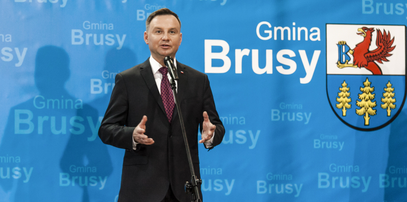 Prezydent Andrzej Duda odwiedził również Suszek, Rytel i Mylof fot. Fundacja Zawierucha