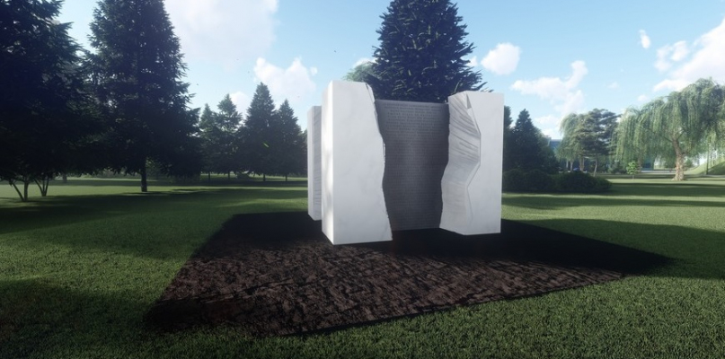 Wizualizacja Pomnika Pamięci Ofiar Zbrodni Pomorskiej 1939