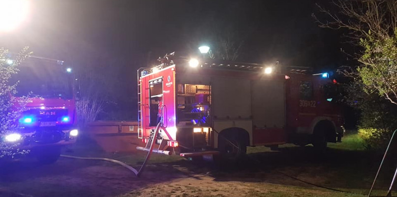 Panująca susza sprzyja rozprzestrzenianiu się pożarów fot. OSP KSRG Koronowo