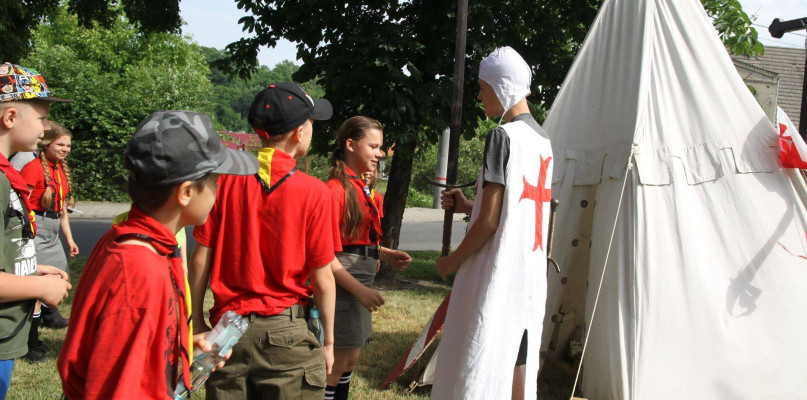Celem gry było poznanie Koronowa w niekonwencjonalny sposób fot. Hufiec ZHP Koronowo