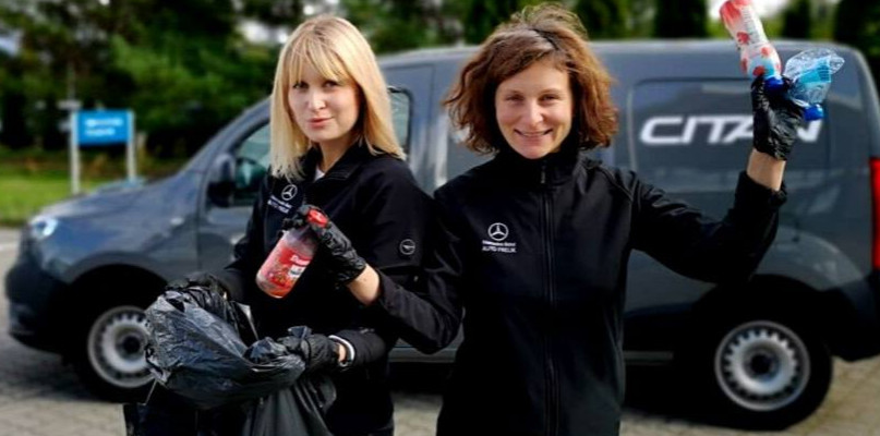 Przyda się każda para rąk! Im więcej osób, tym większy kawałek ziemi uda się posprzątać fot. Mercedes-Benz Auto Frelik