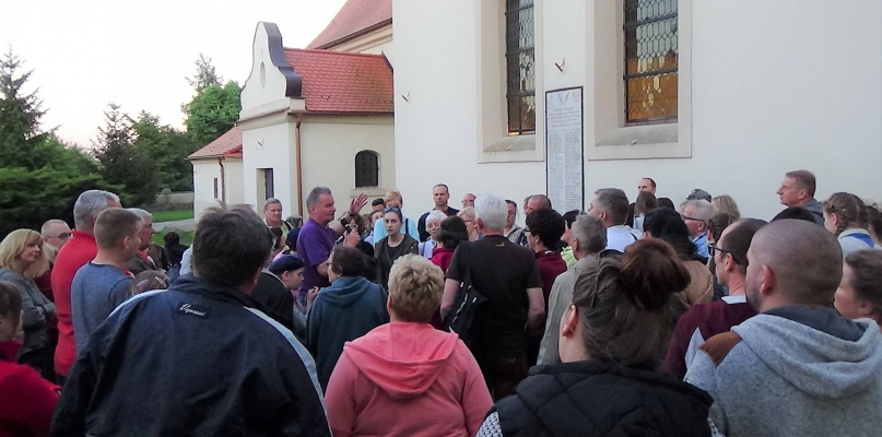 Nowością na tegorocznej trasie zwiedzania były kościoły w Mąkowarsku oraz Łąsku fot. UM w Koronowie