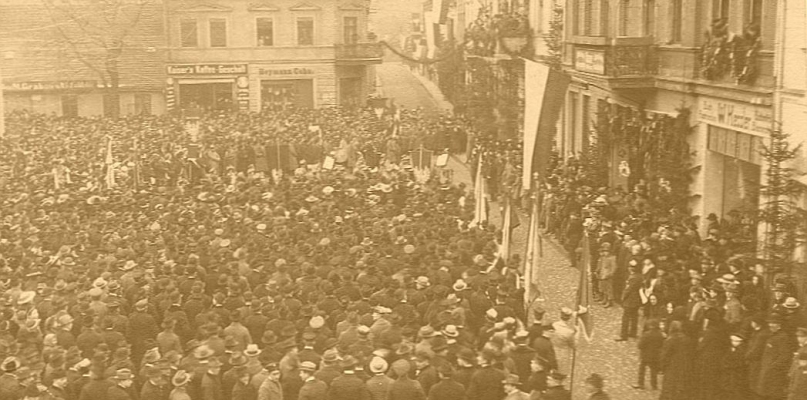 Uroczyste obchody przywrócenia miasta do macierzy odbyły się 26 stycznia 1920 roku fot. udostępnione