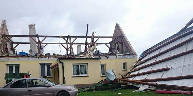 Jutro minie tydzień od nawałnicy, która zmieniła krajobraz gminy Koronowo fot. OSP KSRG Gościeradz