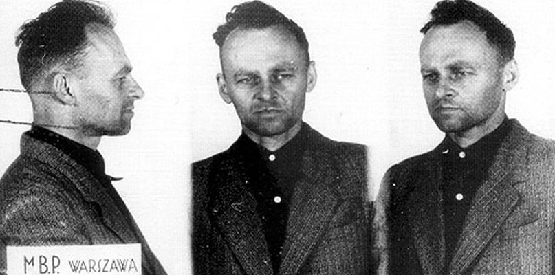 Zdjęcia zrobione po aresztowaniu Witolda Pileckiego w warszawskim więzieniu mokotowskim (1947) fot. wikipedia