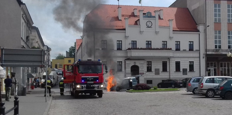 Żywioł ugaszony został przez jeden zastęp strażaków z OSP KSRG Koronowo