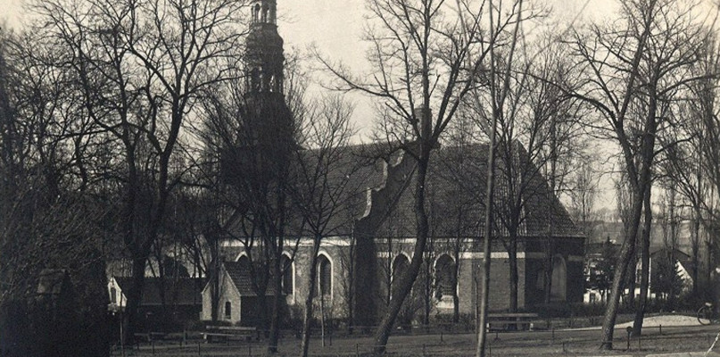 Fotografia ukazująca kościół pw. św. Andrzeja z 1958 roku fot. archiwum