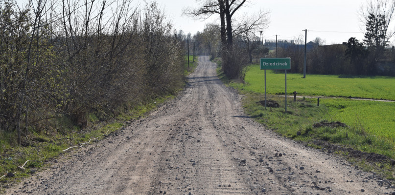Przedsięwzięcie dotyczące przebudowy drogi gminnej Mąkowarsko - Dziedzinek posiada dokumentację projektową fot. redakcja
