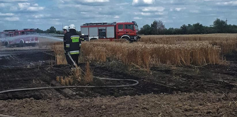 Dzięki szybkiej reakcji świadków zdarzenia oraz strażaków straty w Gogolinie okazały się być niewielkie fot. OSP Wtelno