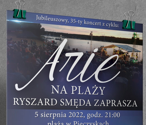 W sierpniu na plaży  w Pieczyskach odbędzie się koncert "Arie na plaży"-6369