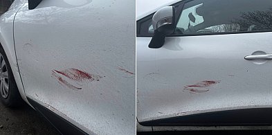 Samociążek. Uderzył w auto i uciekł. Internautka szuka sprawcy-14431