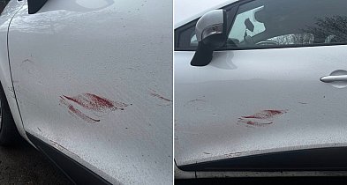 Samociążek. Uderzył w auto i uciekł. Internautka szuka sprawcy-14431