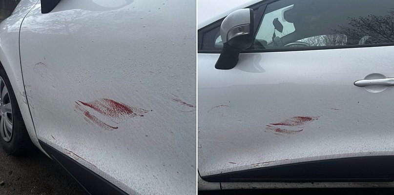 Samociążek. Uderzył w auto i uciekł. Internautka szuka sprawcy - 14431